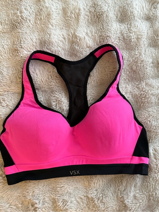 VSX Other - VSX Hot Pink and Black Racerback Sports Bra